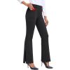 Ewedoos Dress Pants Women Stretchy Work Pants for Women with Pockets Dress Pants Tummy Control Office Casual 31″/ 29″(Black-29″ Petite)