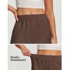 Ewedoos Linen Pants Women, Cotton Linen Breathable Flowy Pant Wide Leg Palazzo Pants for Women Summer Beach Vacation Outfits(Brown)