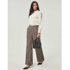 Ewedoos Wide Leg Pants Woman Stretchy Work Dress Pants Women Trendy 2026 Business Casual Outfits Comfort Fit Slacks Trousers(Earthluxe Brown)