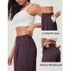 Ewedoos Wide Leg Pants Woman Stretchy Work Dress Pants Women Trendy 2026 Business Casual Outfits Comfort Fit Slacks Trousers(Mulberry)