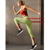 Ewedoos Capri Leggings for Women High Waisted Yoga Pants with Pockets for Women Tummy Control Workout Leggings Yoga Capris(Lime Green Capris)