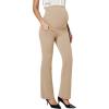Ewedoos Maternity Pants for Women Stretchy Maternity Clothes Over The Belly Pregnancy Dress Work Pants with Pockets(Khaki)