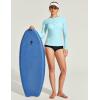 Ewedoos Rash Guard for Women Long Sleeve Swimsuits UPF 50+ Swim Shirts for Woman with SPF & UV Protection, Rashguard Swim Top(Light Green)