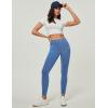 Ewedoos Women Jeans High Waisted Stretchy Skinny Jeans for Women Tummy Control Jeggings Pull on Jeans Leggings with Pockets(Baby Blue)