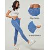 Ewedoos Women Jeans High Waisted Stretchy Skinny Jeans for Women Tummy Control Jeggings Pull on Jeans Leggings with Pockets(Baby Blue)
