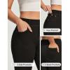 Ewedoos Straight Leg Jeans for Women Stretchy Pull On Sweatpant Jeans Women High Waisted Jean Trendy Causal Denim Pants(Black)