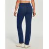 Ewedoos Straight Leg Jeans for Women Stretchy Pull On Sweatpant Jeans Women High Waisted Jean Trendy Causal Denim Pants(Dark Blue)