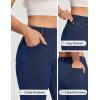 Ewedoos Straight Leg Jeans for Women Stretchy Pull On Sweatpant Jeans Women High Waisted Jean Trendy Causal Denim Pants(Dark Blue)