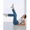 Ewedoos Straight Leg Jeans for Women Stretchy Pull On Sweatpant Jeans Women High Waisted Jean Trendy Causal Denim Pants(Light Blue)