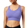 Ewedoos Sports Bras for Women High Support High Impact Sports Bra for Large Bust Racerback Push Up Workout Running Bra(Lavender)