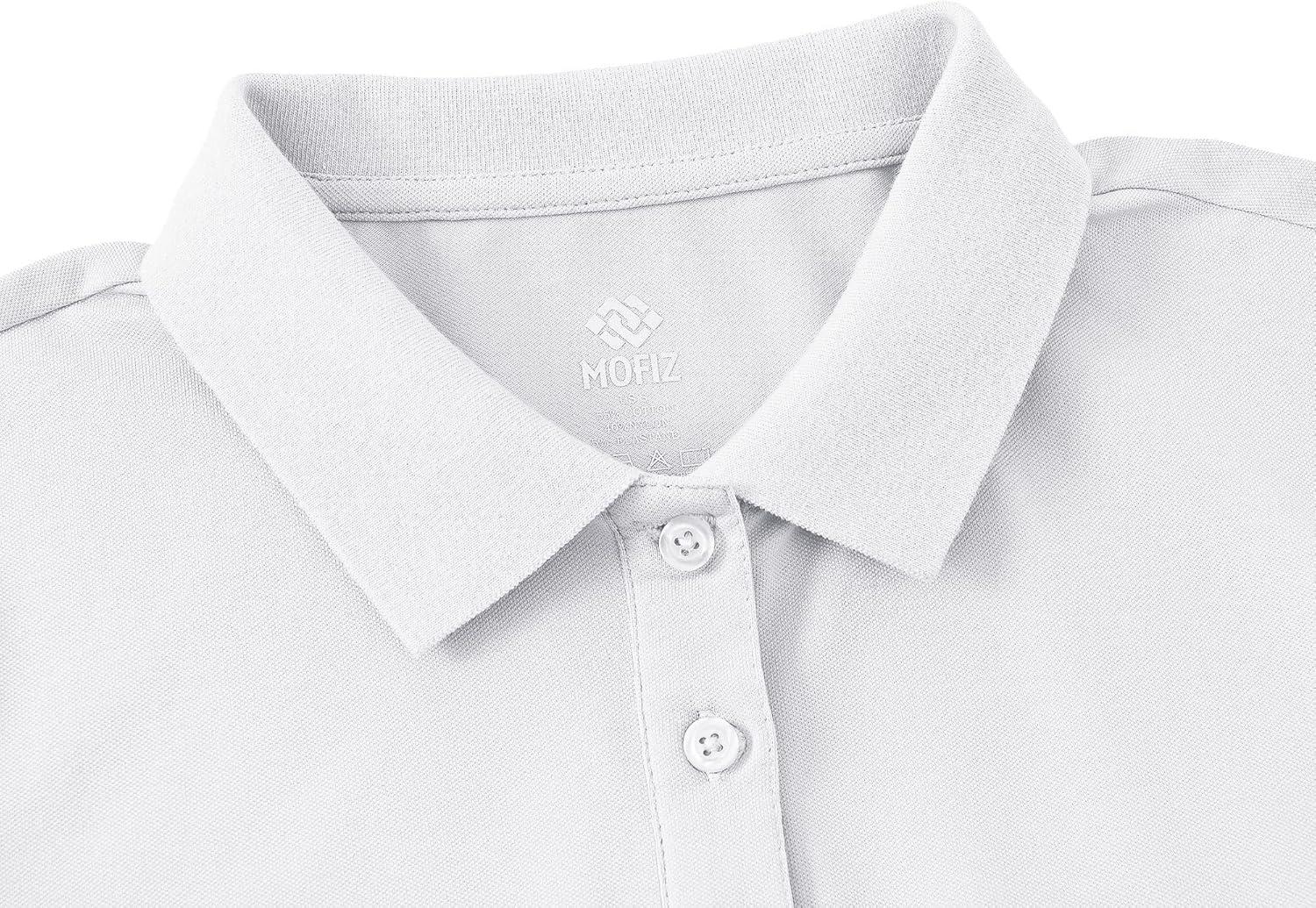imageFemme Polo Robe Manches Courtes Coton Sport Tennis Golf DressBlanc