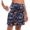 D01 Fleurs Multicolores Bleu Marine