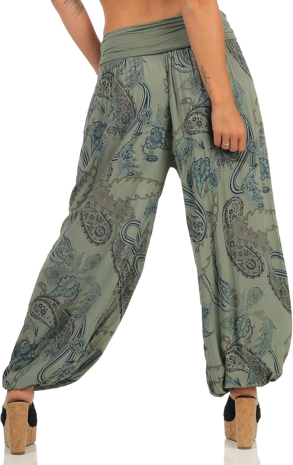 imageMalito Femme Pantalon Sarouel Yoga Pantalon Sport 7185Olive