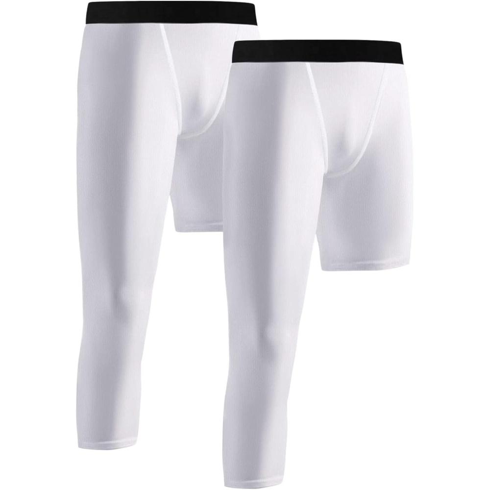 image:imageValcatch 12 Pack Garons Une Jambe Pantalon de Compression Couche de Base Jeunesse Kid Athltique Gymnase Sports Basketball Running Collants LeggingsE