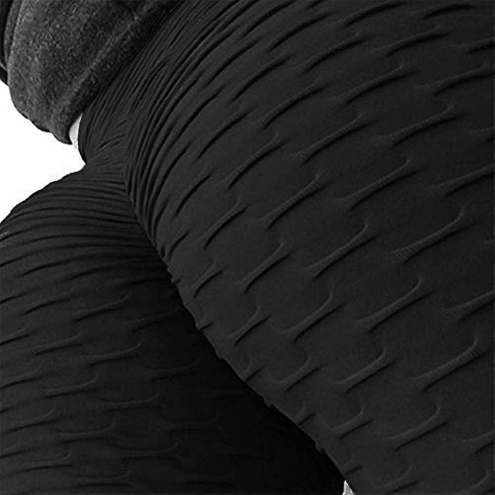 image:imageMemoryee Leggings Femme AntiCellulite Push Up Butt Lift Elastique Taille Haute Grande Taille Sport Pantalon de YogaNoir