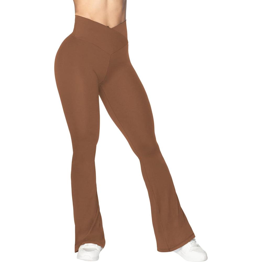 image:imageSunzel 51034 Pantalon de Yoga Doux FemmeRouge Vin