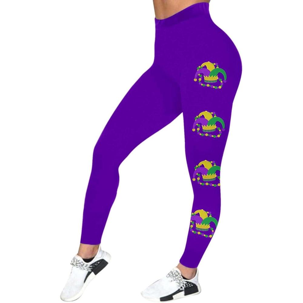 image:imageGenerisch Femmes Casual Sport Yoga Pantalons Color Imprim Mode LeggingsRose